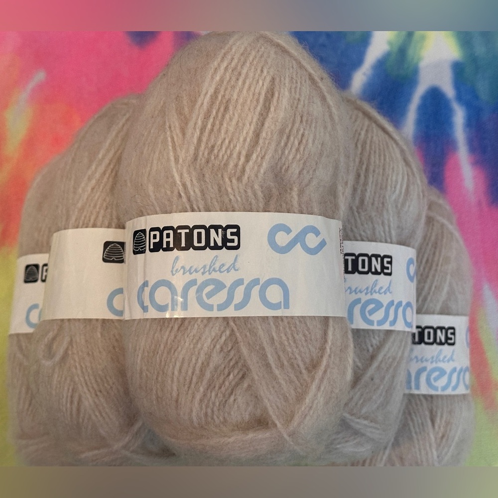 Lot Patrons Brushed Caressa Yarn 🧶 Wool/Mohair